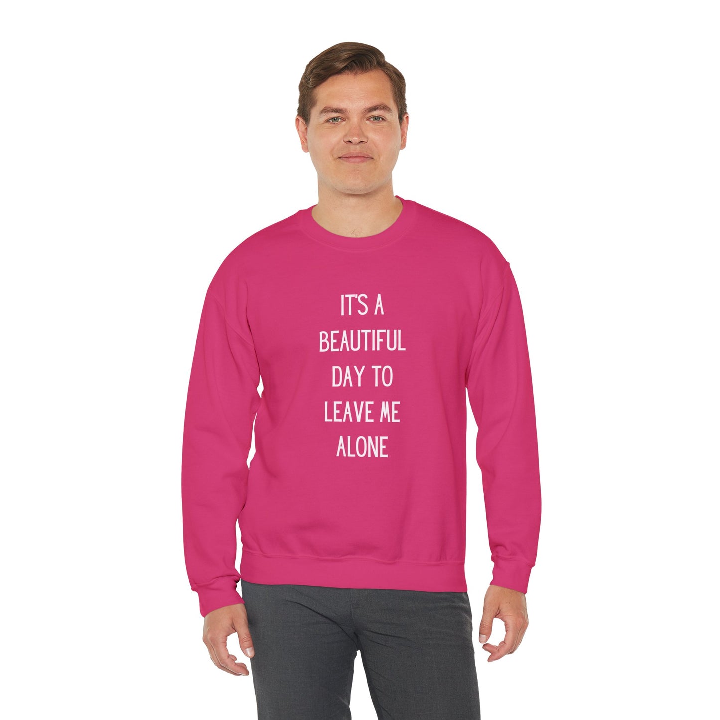 Leave Me Alone - Unisex Heavy Blend™ Crewneck Sweatshirt