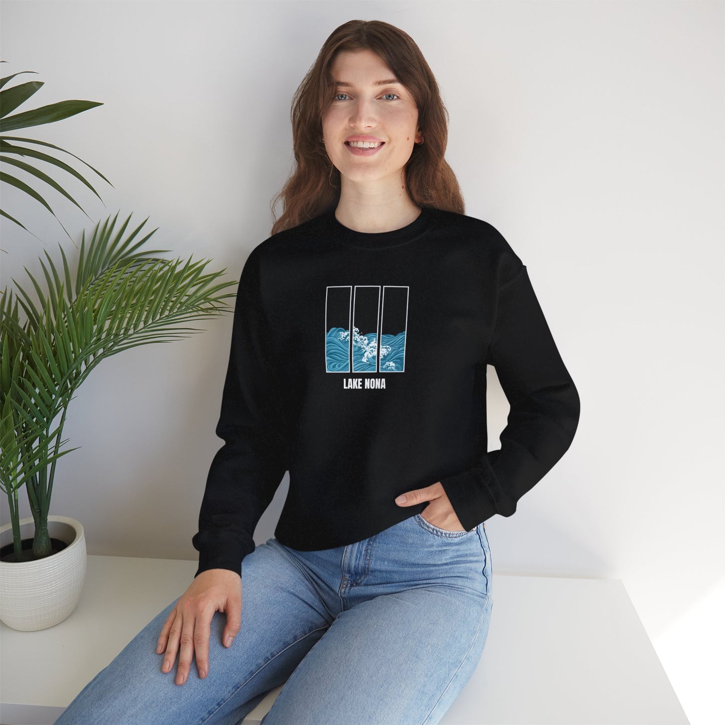 Nona Waves - Unisex Heavy Blend™ Crewneck Sweatshirt