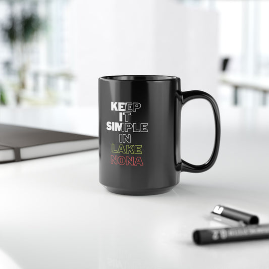 Black Mug, 15oz