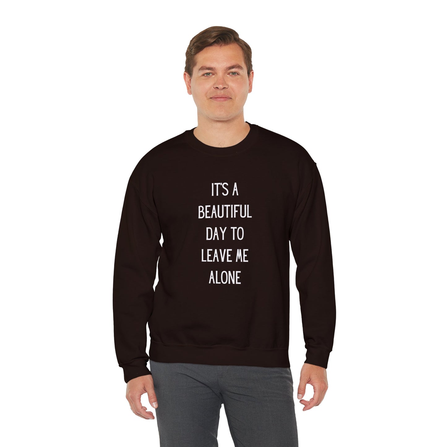 Leave Me Alone - Unisex Heavy Blend™ Crewneck Sweatshirt