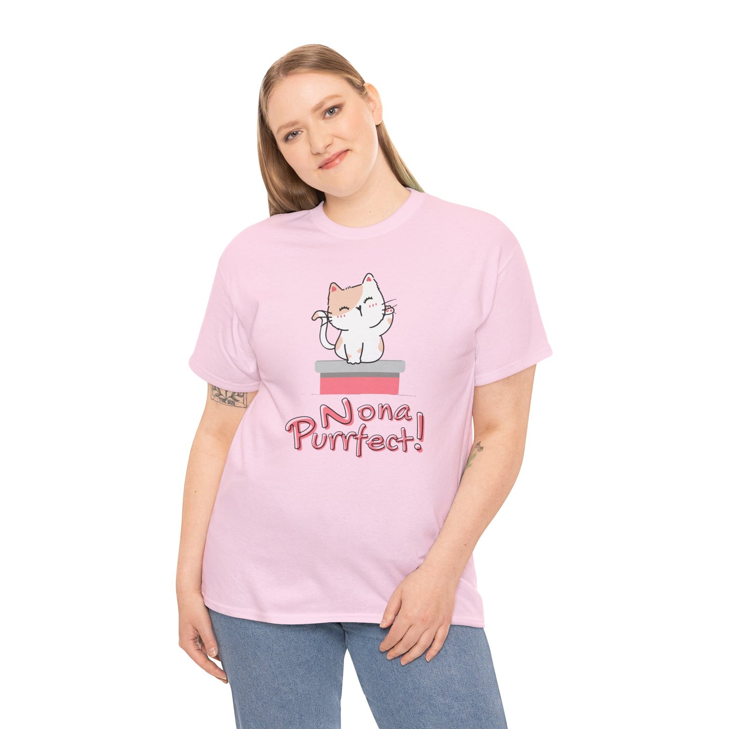 Nona Purrfect - Unisex Heavy Cotton Tee