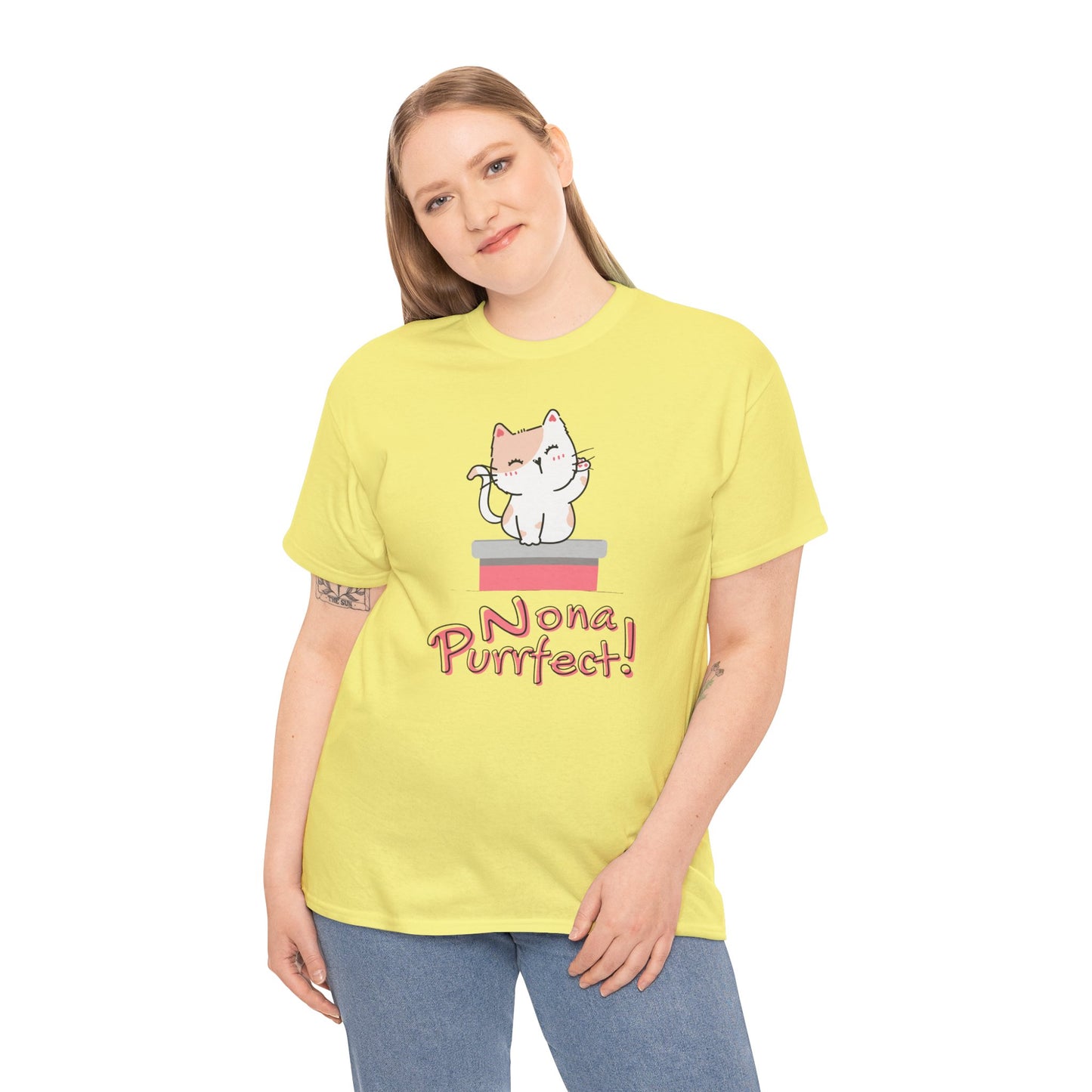 Nona Purrfect - Unisex Heavy Cotton Tee