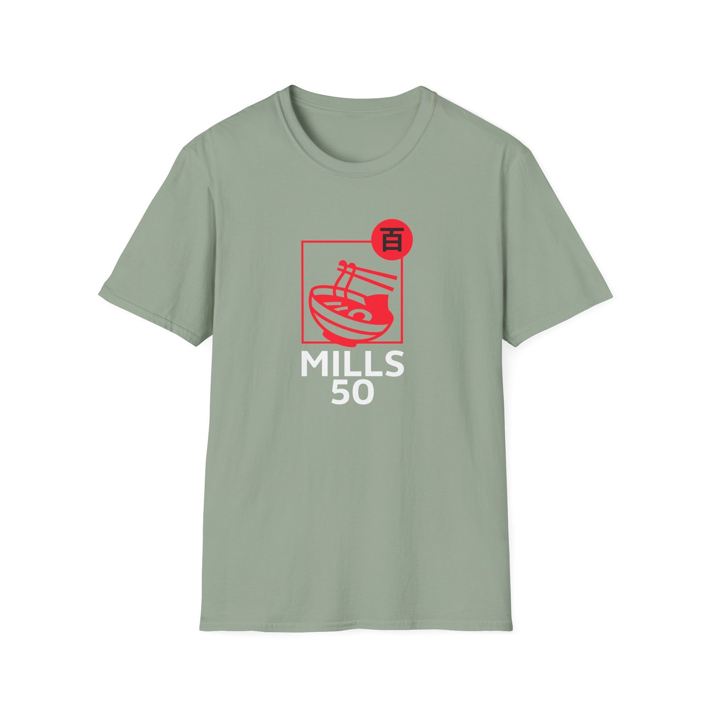 Mills 50 Ramen Unisex Softstyle T-Shirt