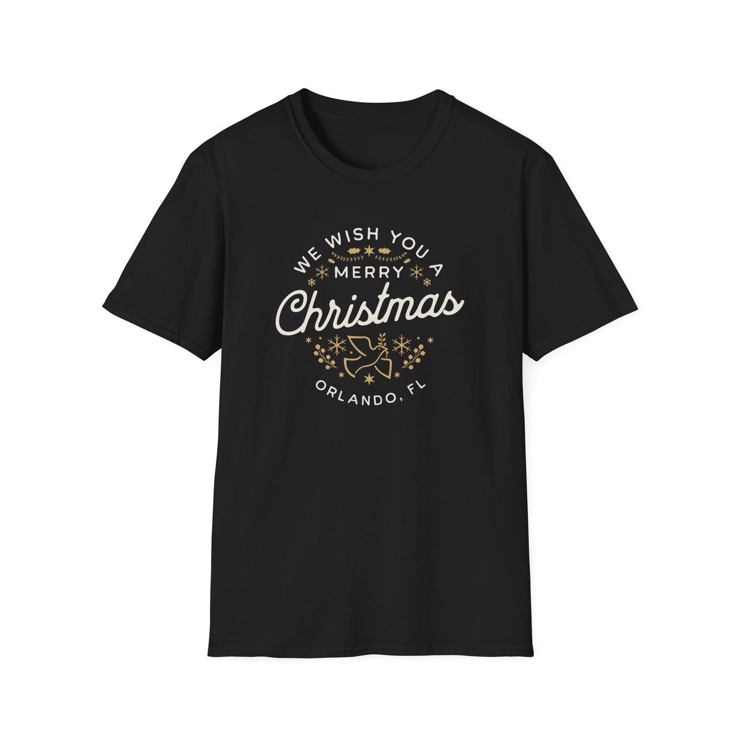 Merry Christmas Orlando Unisex Softstyle T-Shirt