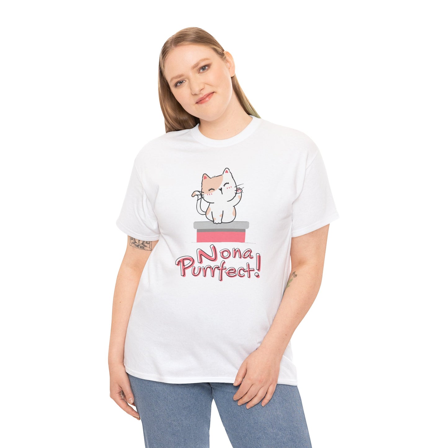 Nona Purrfect - Unisex Heavy Cotton Tee