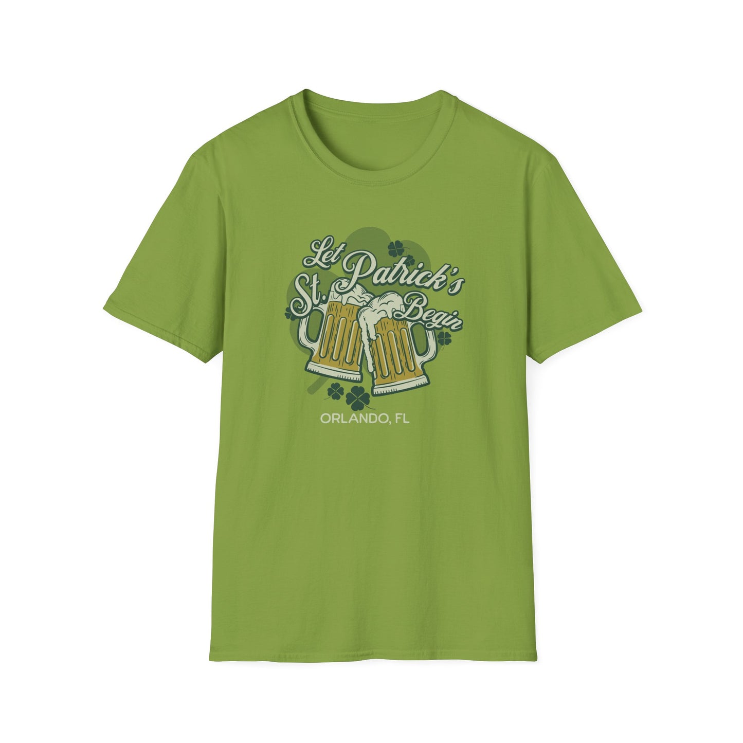 Let St. Patrick's Begin Orlando Unisex Softstyle T-Shirt