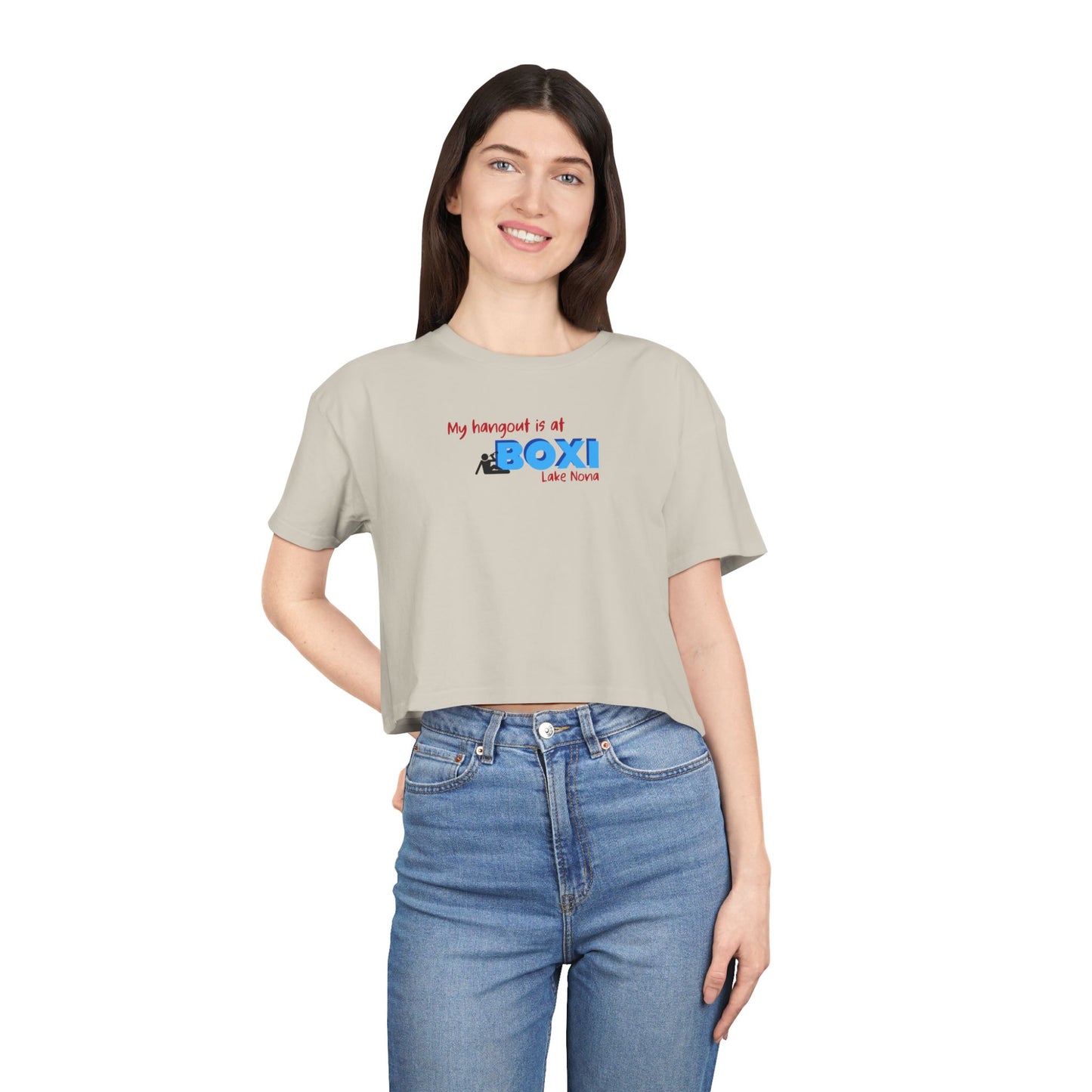 Hangout Boxi Lake Nona - Women's Crop Tee