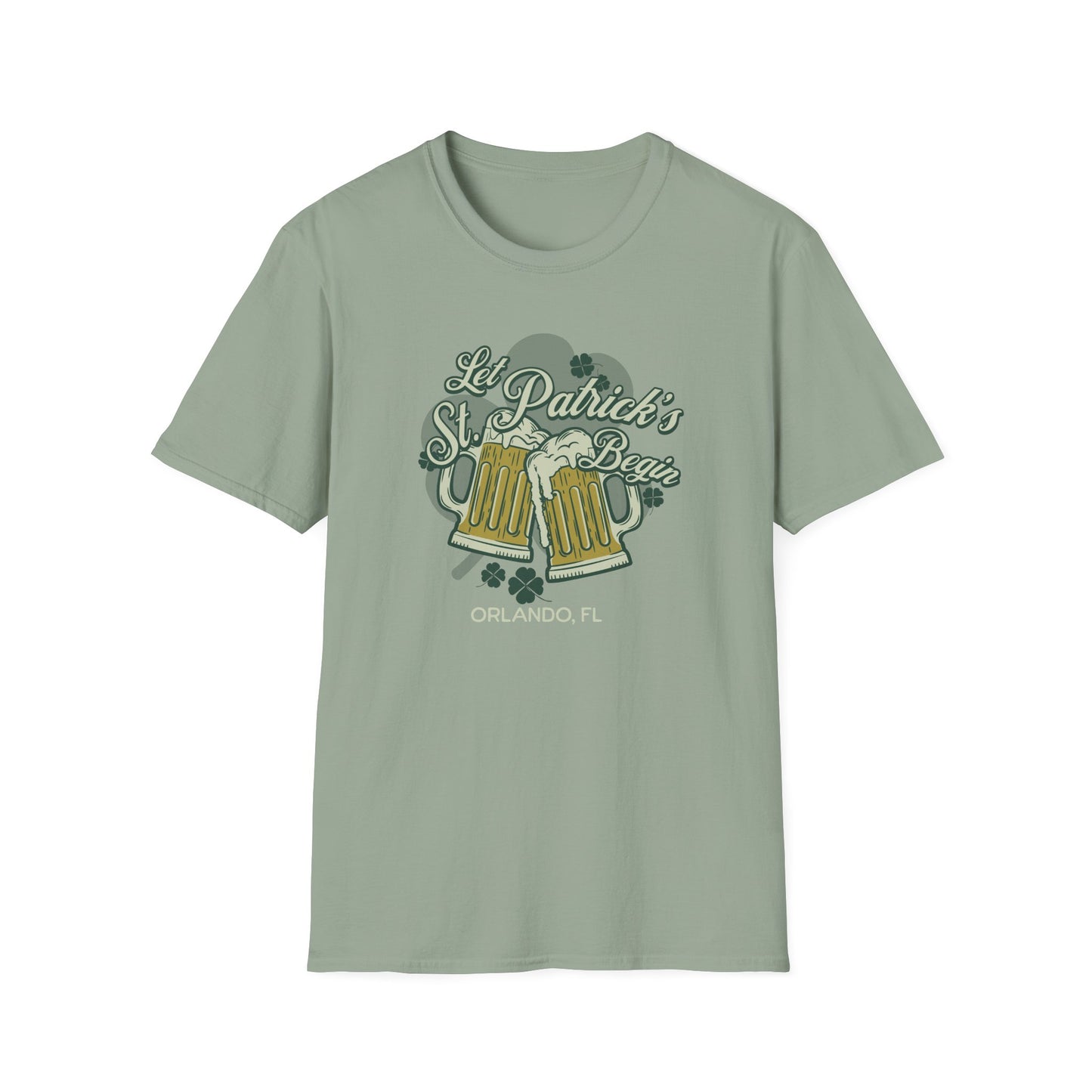 Let St. Patrick's Begin Orlando Unisex Softstyle T-Shirt