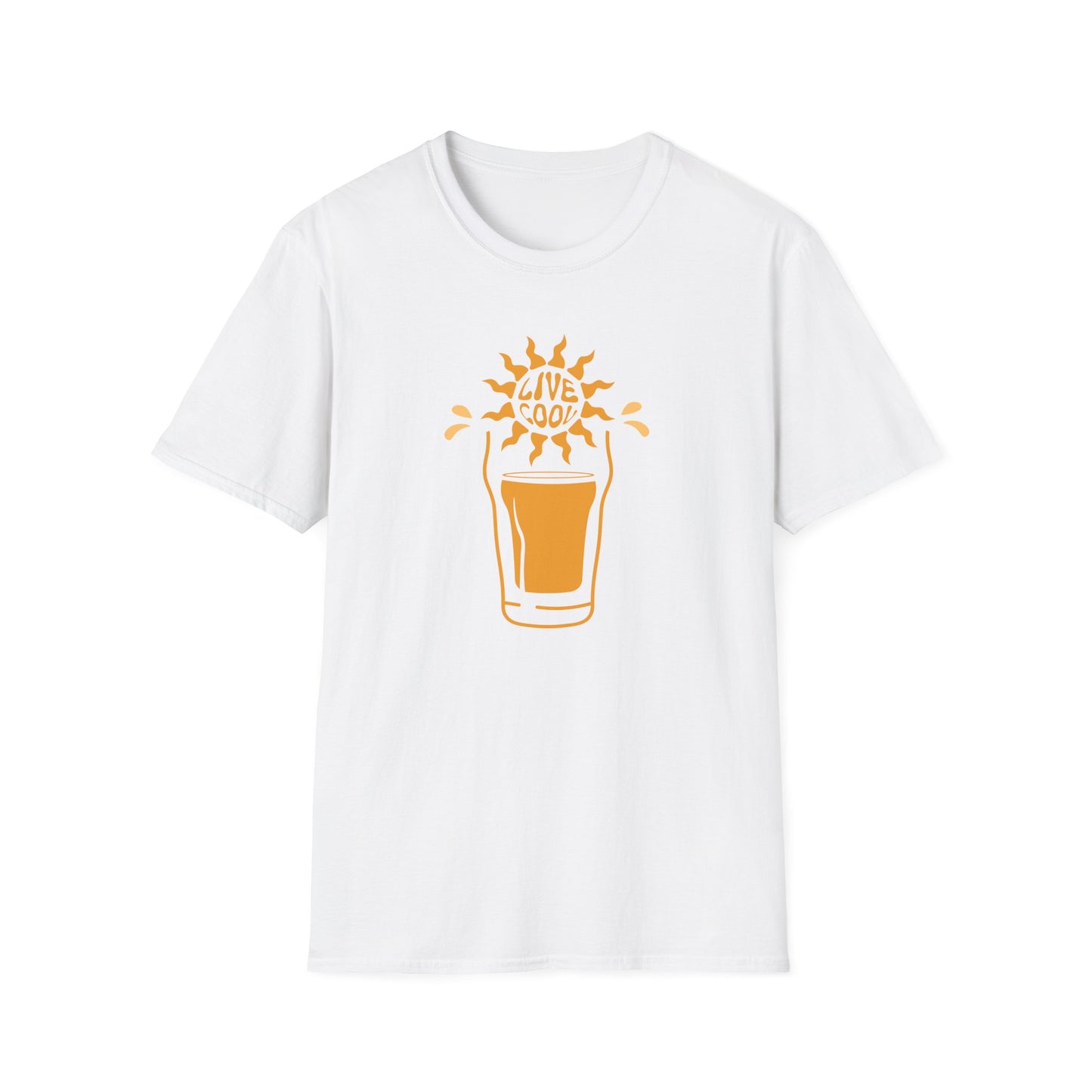 LiveCool Beer Unisex Softstyle T-Shirt