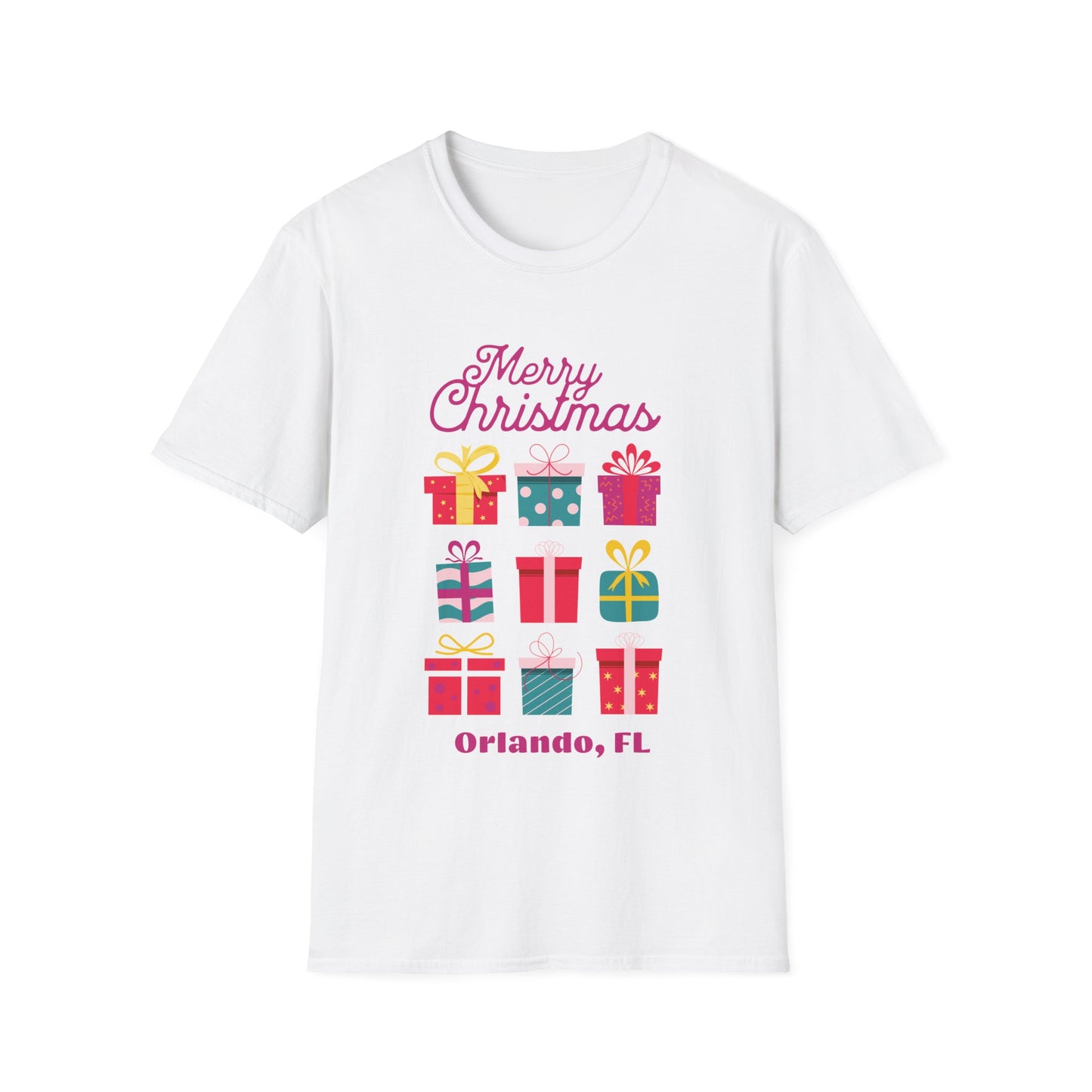 Merry Christmas Gifts Orlando Unisex Softstyle T-Shirt