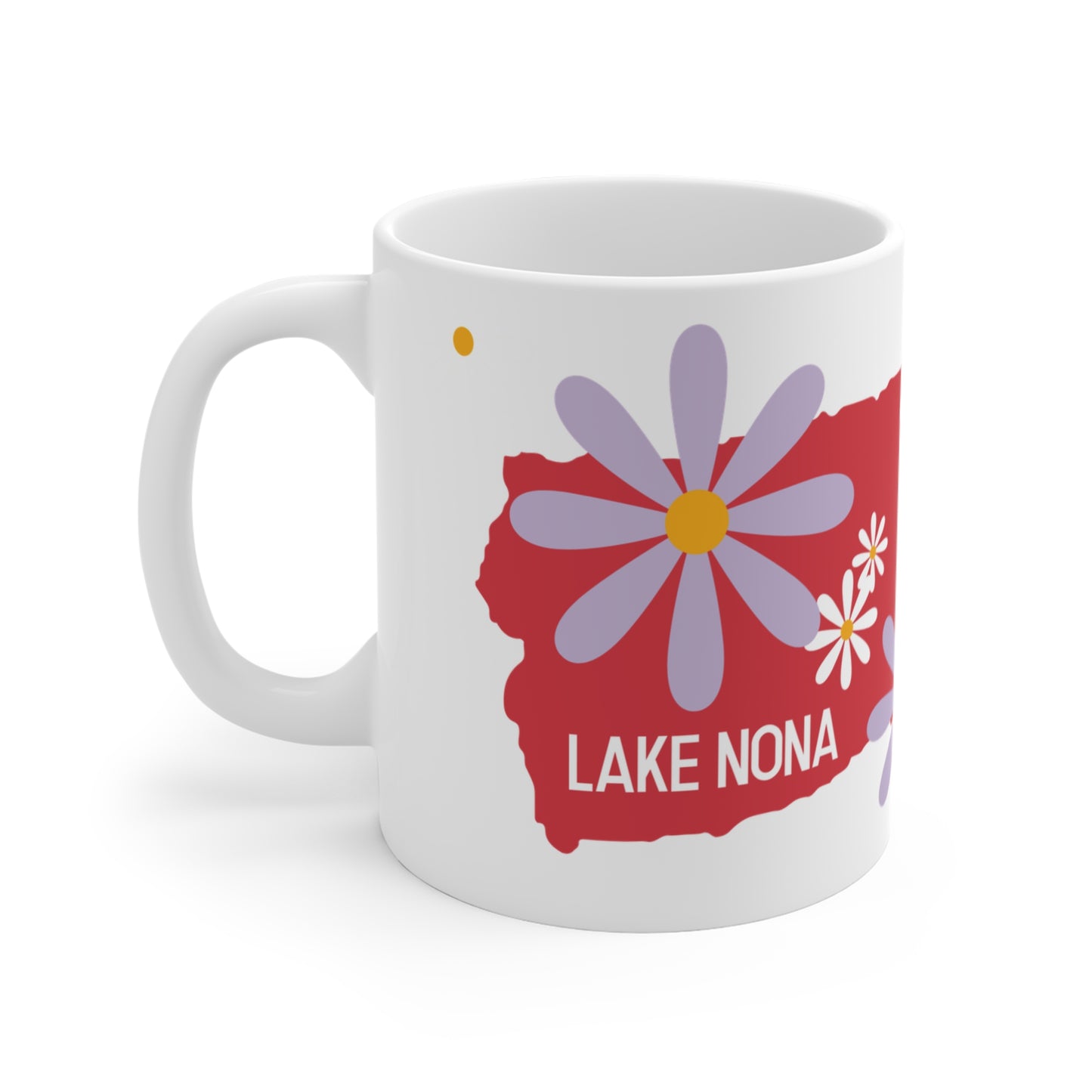 Lake Nona Flower Mug 11oz