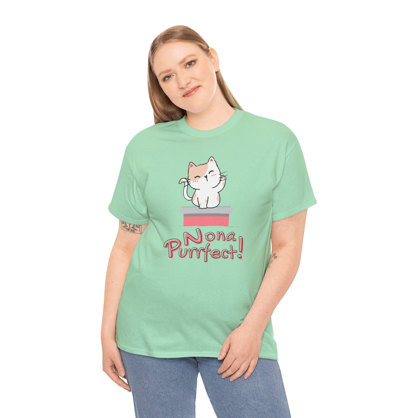 Nona Purrfect - Unisex Heavy Cotton Tee