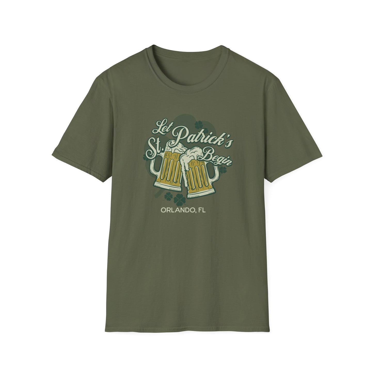 Let St. Patrick's Begin Orlando Unisex Softstyle T-Shirt