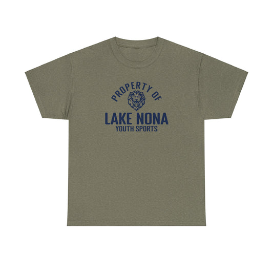 Property of Lake Nona Lion Youth Sports - Unisex Heavy Cotton Tee