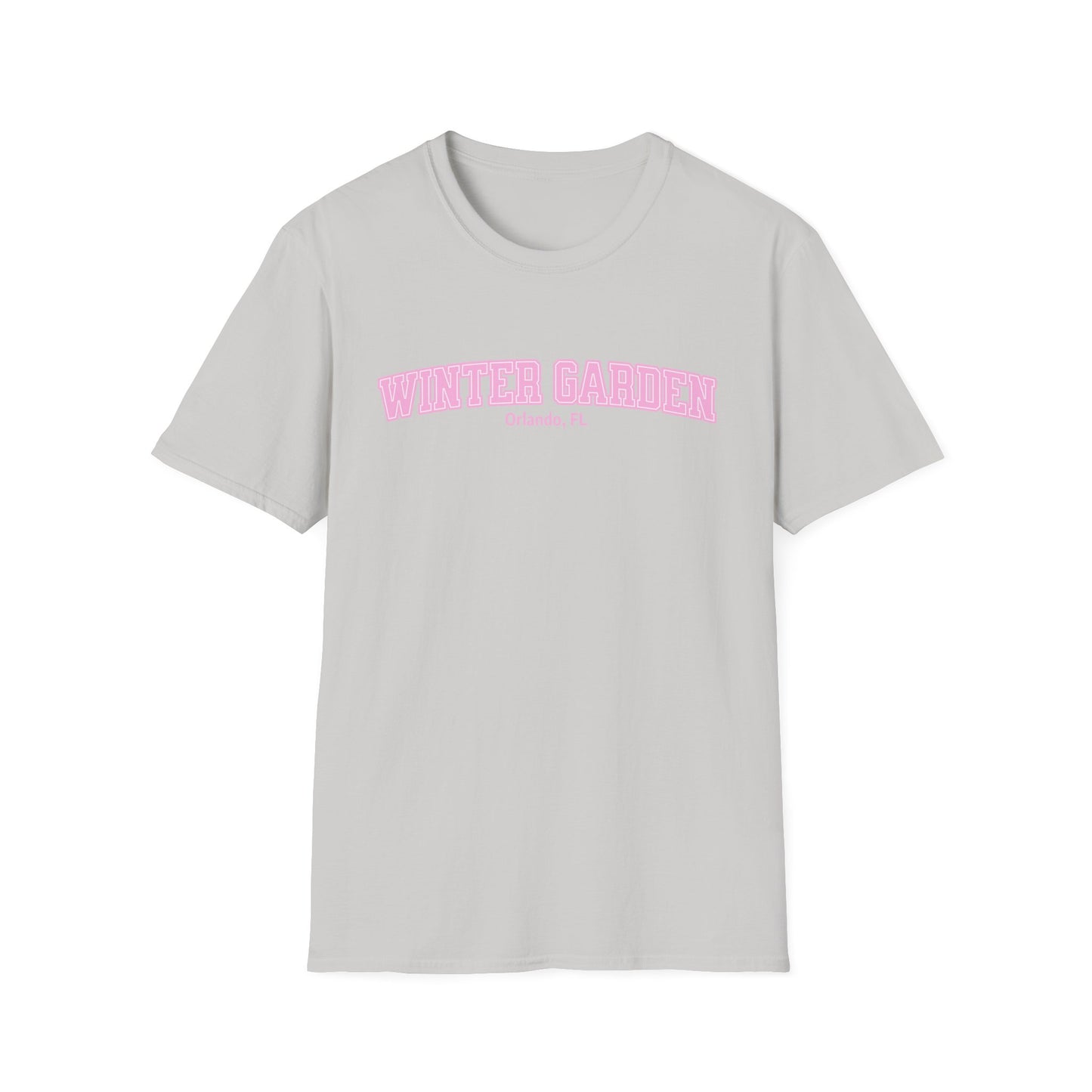 Winter Garden Pink Unisex Softstyle T-Shirt