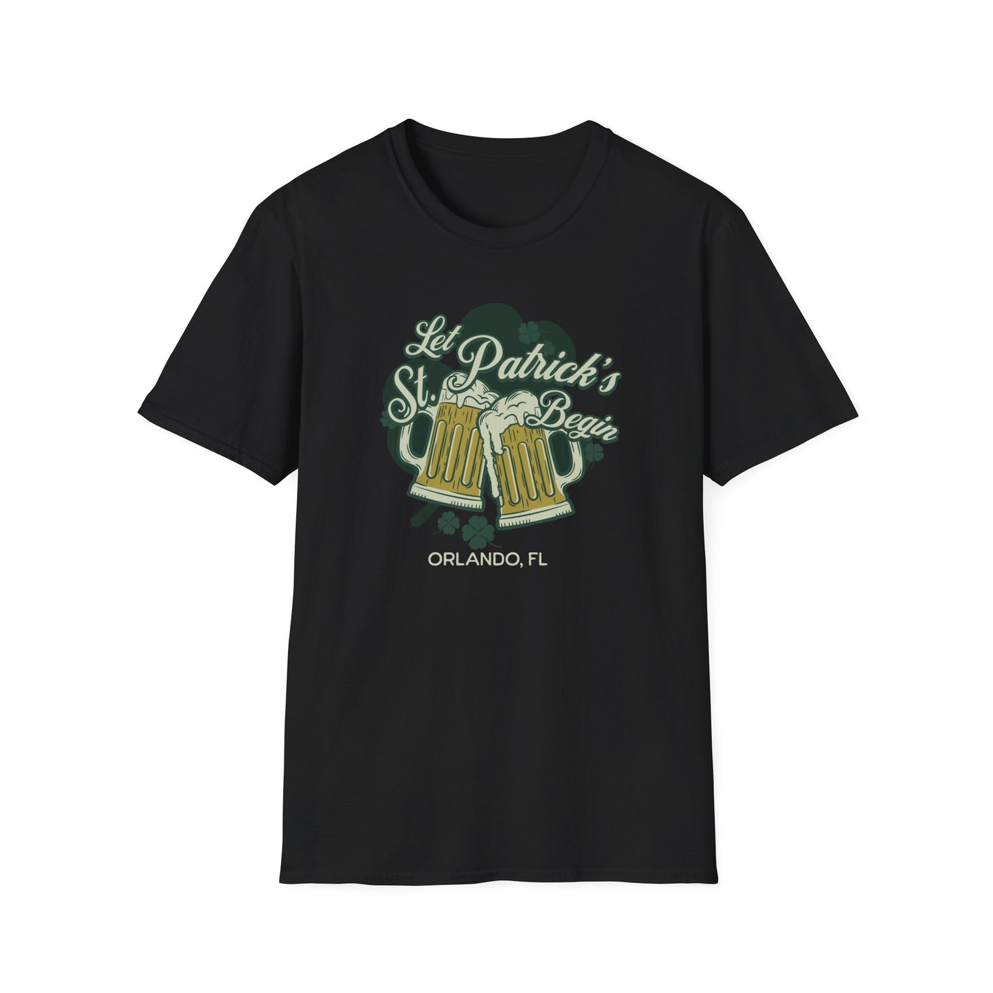 Let St. Patrick's Begin Orlando Unisex Softstyle T-Shirt