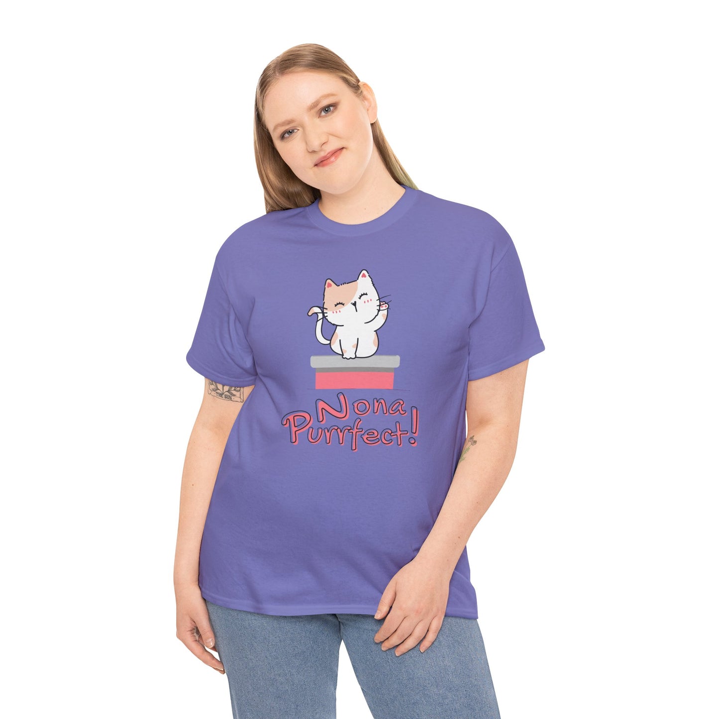 Nona Purrfect - Unisex Heavy Cotton Tee